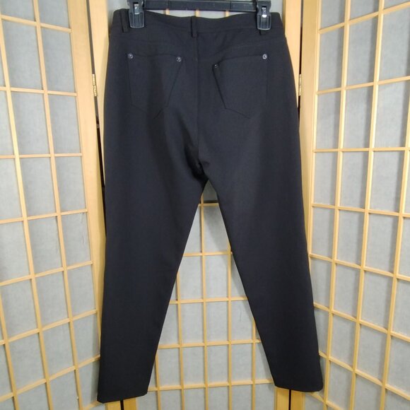 Lafayette 148 New York Mercer Cropped Stretch Pants Black Size 8 NWT - Picture 3 of 10